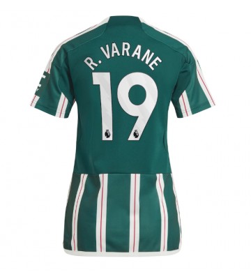 Manchester United Raphael Varane #19 Replika Udebanetrøje Dame 2023-24 Kortærmet